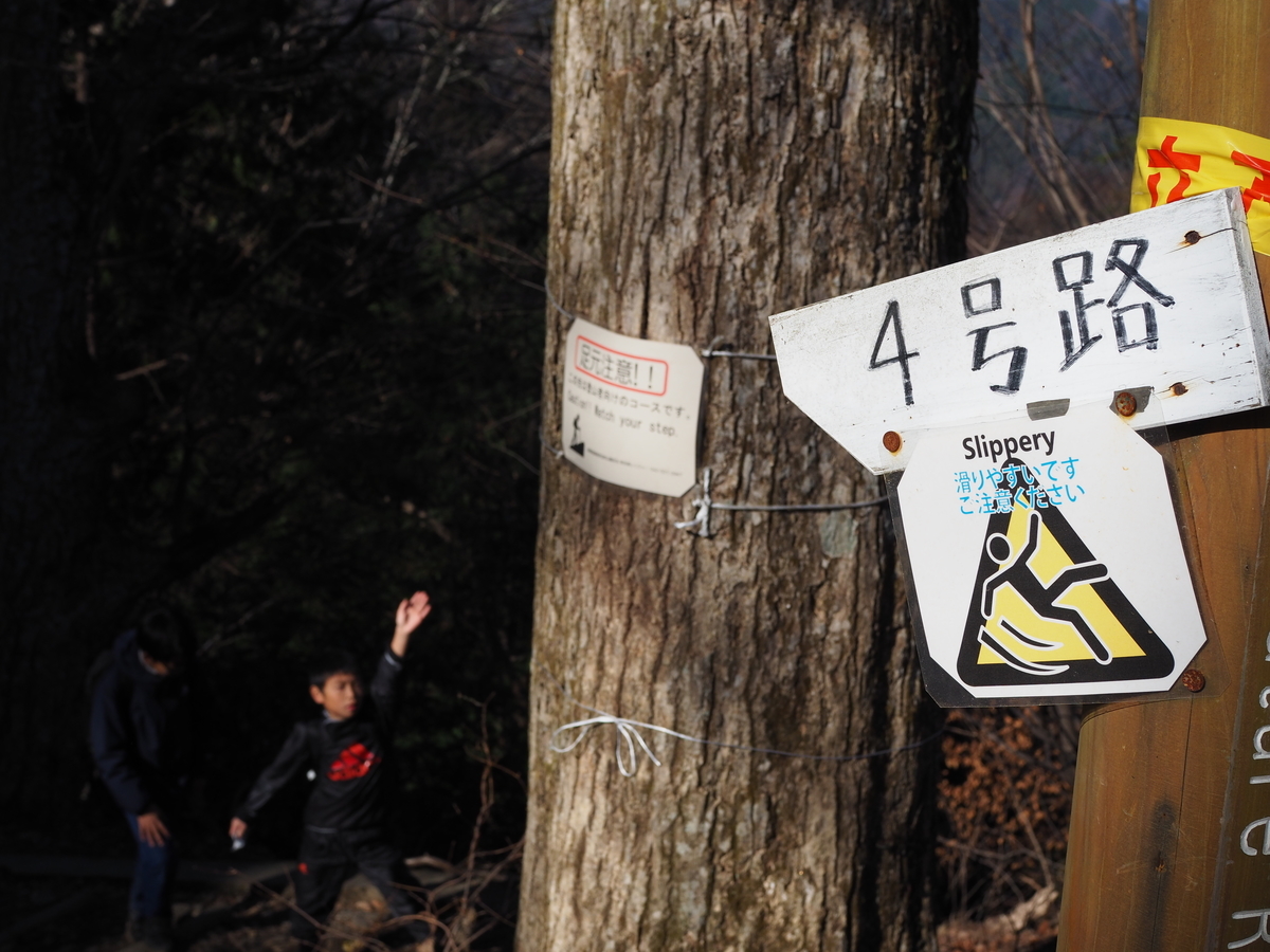 景信山　高尾山　縦走　親子